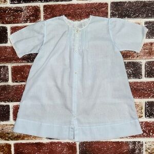 Vintage blue heirloom day gown 0-6m baby boys boutique